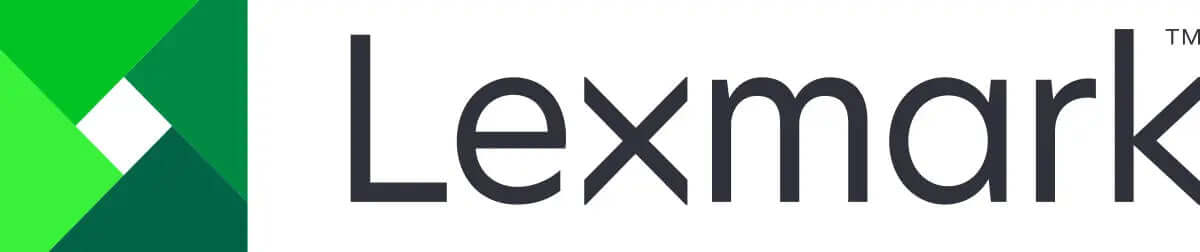 Lexmark logo showcasing brand identity and quality in printer technology and consumables.