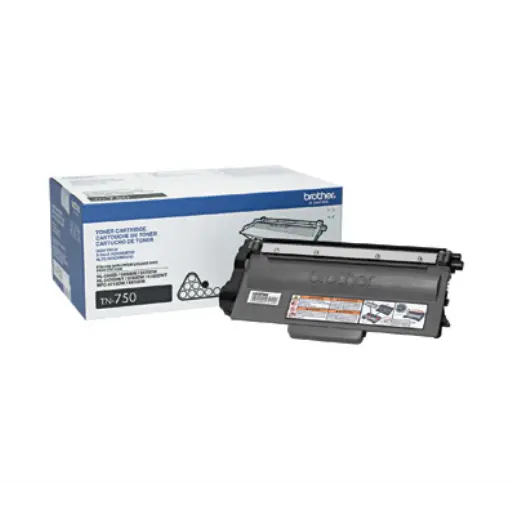 Brother TN750 Black Toner Cartridge, High Yield Brother
