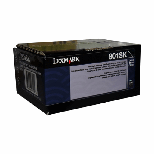Black Lexmark CX310,410,510 Black Return Program 2.5K Toner Cartridge