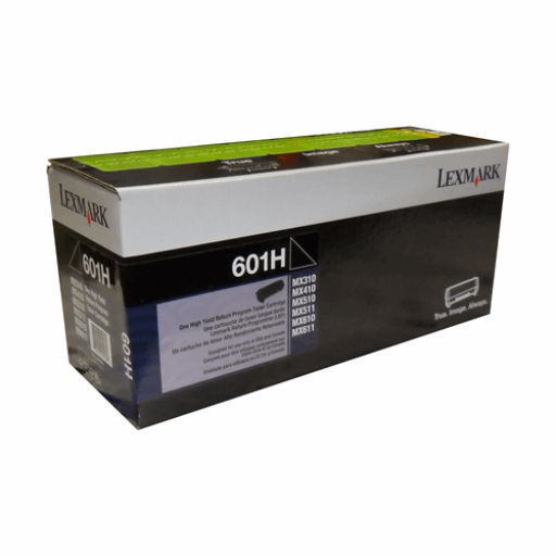 Dark Slate Gray Lexmark MX310, 410, 510, 511, 610, 611 Return Programme 10K Toner Cartridge Part no.: 60F1H00