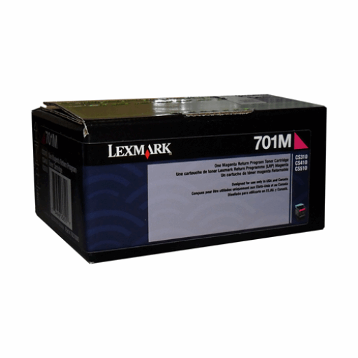 Black 70C10M0 Lexmark CS/CX310,410,510 Magenta Return Program 1K Toner Cartridge