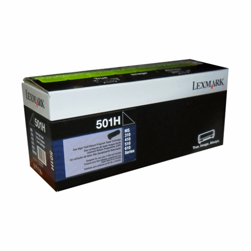 Light Gray Lexmark MS/MX310, 312, 315, 410, 415, 510, 511, 610, 611 Return Program 5K Toner Cartridge Part no.: 50F1H00