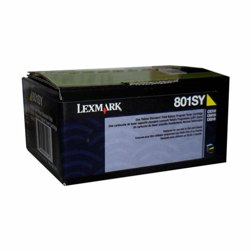 Black Lexmark CX310,410,510 Yellow Return Program 2K Toner Cartridge
