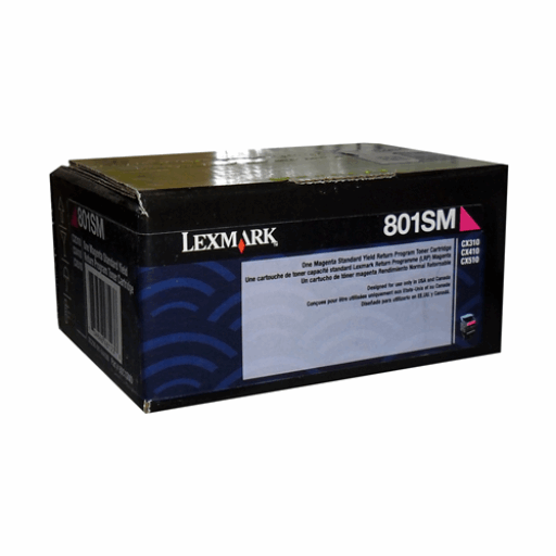 Dark Gray Lexmark CX310,410,510 Magenta Return Program 2K Toner Cartridge