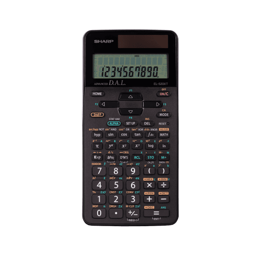 SHARP EL520XTBK 420 Functions 12-Digit Scientific Calculator – – Calculators – SHARP Canada