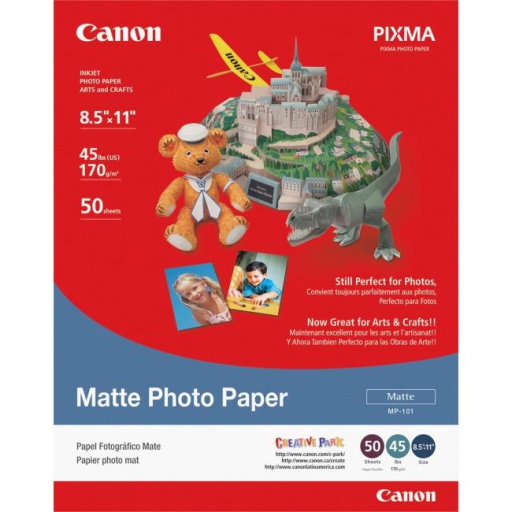 MP-101 8.5" x 11" Matte Photo Paper (50 sheets/pkg) - Vonex