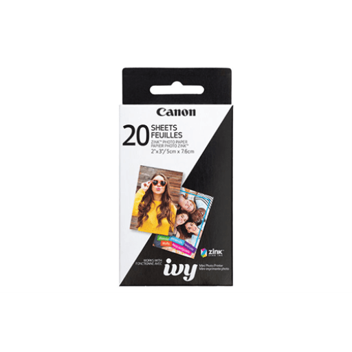 Canon ZINK? Photo Paper Pack (20 Sheets) – – Compact Printers, Paper & Accessories – Canon