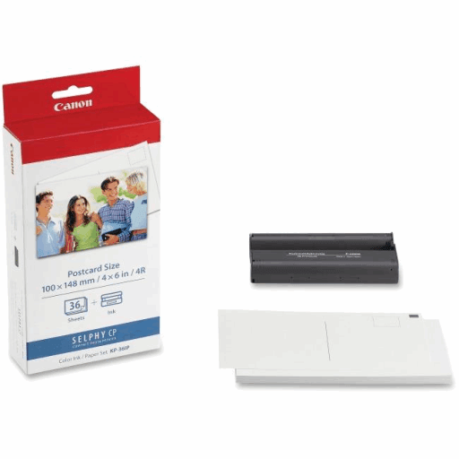 Canon Ink & Paper Set KP-36IP (4x6) – – Compact Printers, Paper & Accessories – Canon