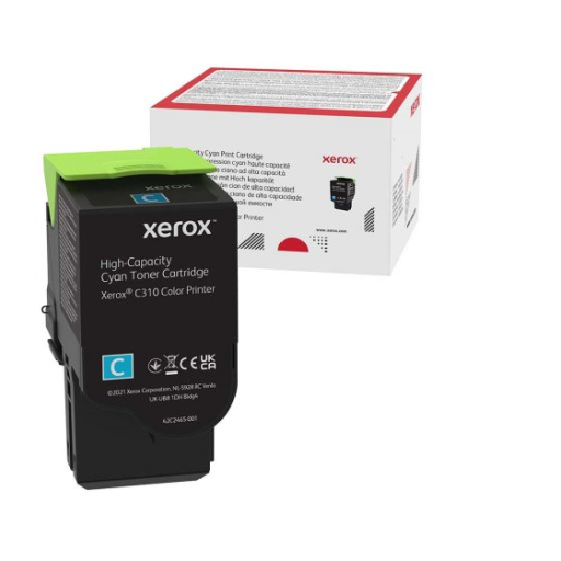 006R04365 Genuine Xerox Cyan High Capactiy Toner Cartridge, Xerox C310 & C315 Color Printer - Vonex