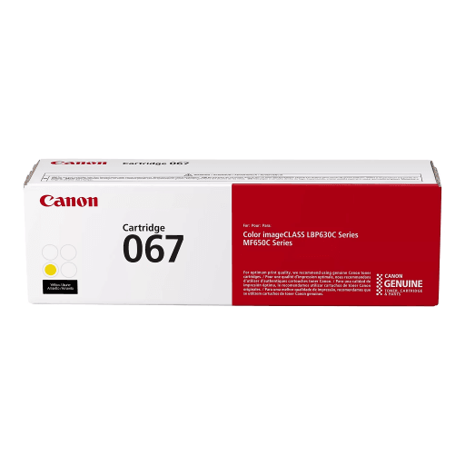 Canon 067 Yellow Standard Yield Toner Cartridge (5099C001) – – Toners – Canon
