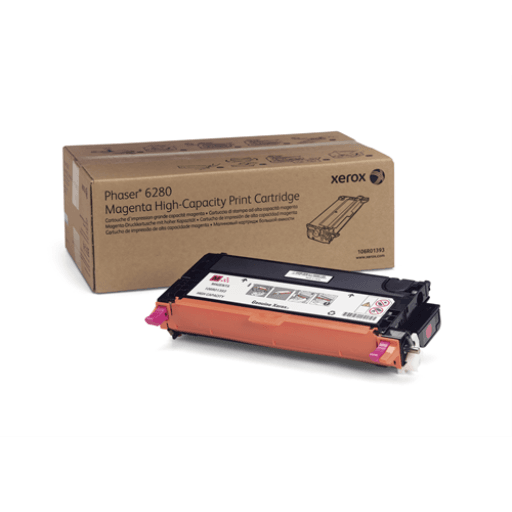 106R01393 Magenta High Capacity Print Cartridge, Phaser 6280 – – Laser – Xerox