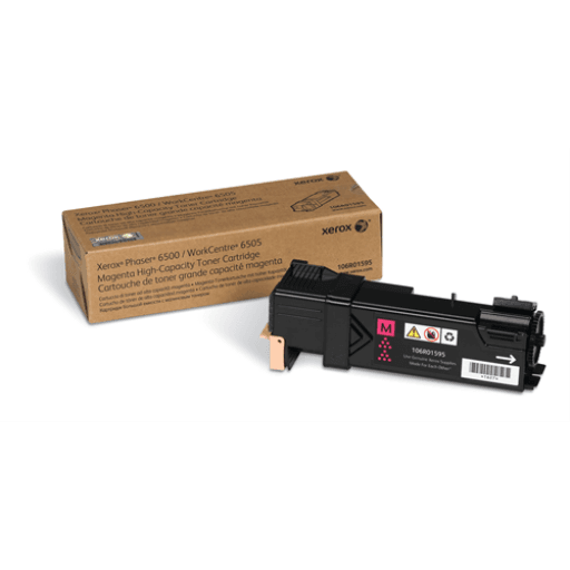 106R01595 Phaser 6500/WorkCentre 6505, High Capacity Magenta Toner Cartridge – – Laser – Xerox