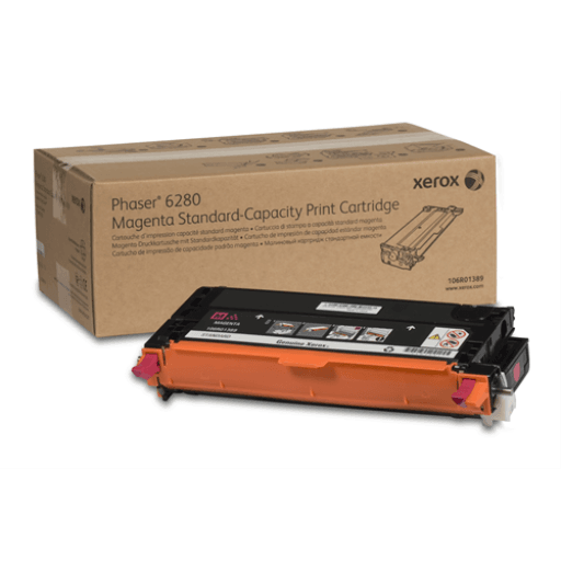 106R01389 Magenta Standard Capacity Print Cartridge, Phaser 6280 – – Laser – Xerox
