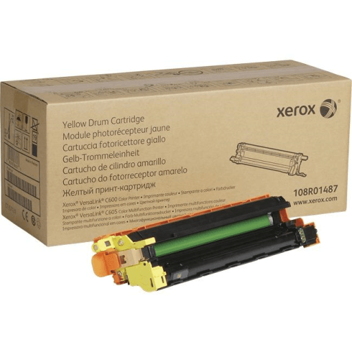 Xerox Versalink C600/C605 Drum Cartridge, Yellow (108R01487) – – Laser – Xerox