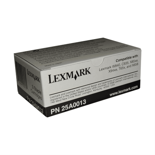 Lexmark 3-Pack 15K Finisher Staples – – Non Moving – Lexmark