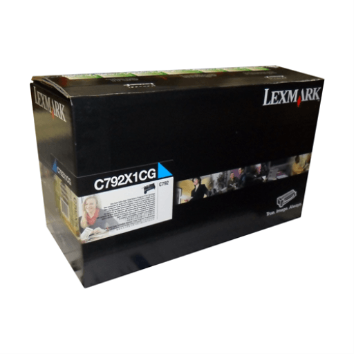 Lexmark C/X792 Cyan Return Program 20K Print Cartridge – – Non Moving – Lexmark