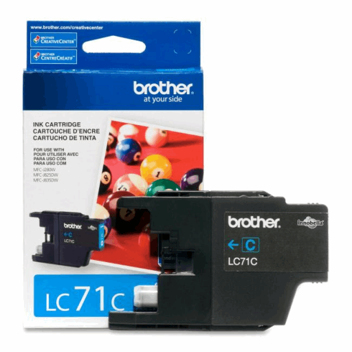 Brother LC71CS Innobella Cyan Ink Cartridge, Standard Yield Brother