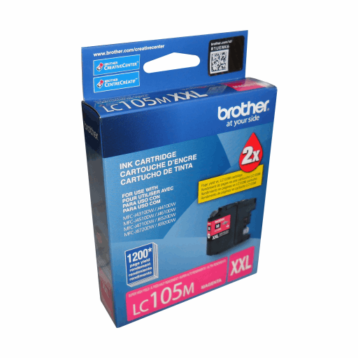 Brother LC105MS Innobella Magenta Ink Cartridge, Super High Yield (XXL Series) Brother