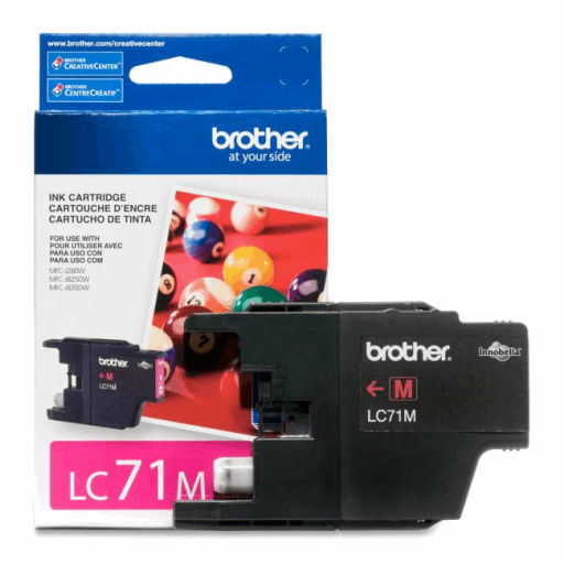 Brother LC71MS Innobella Magenta Ink Cartridge, Standard Yield Brother