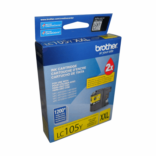 Brother LC105YS Innobella Yellow Ink Cartridge, Super High Yield (XXL Series) Brother