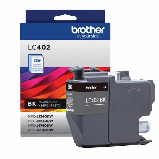 Brother Genuine LC402BKS Standard Yield Black Ink C Brother