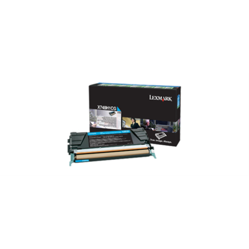 Lexmark X748 Cyan Return Program 10K Toner Cartridge – – Toners – Lexmark