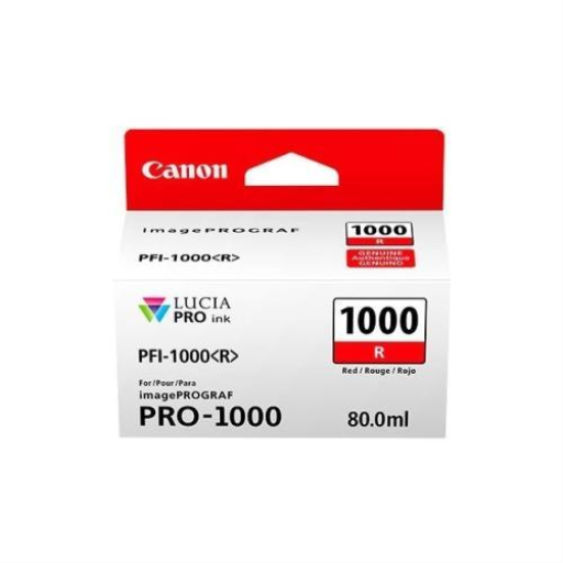 PFI-1000 Red SKU 0554C002 – – Inkjets – Canon