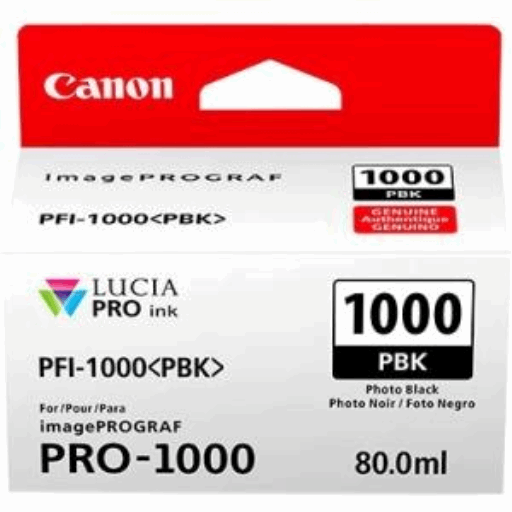 PFI-1000 Photo Black SKU 0546C002 – – Inkjets – Canon