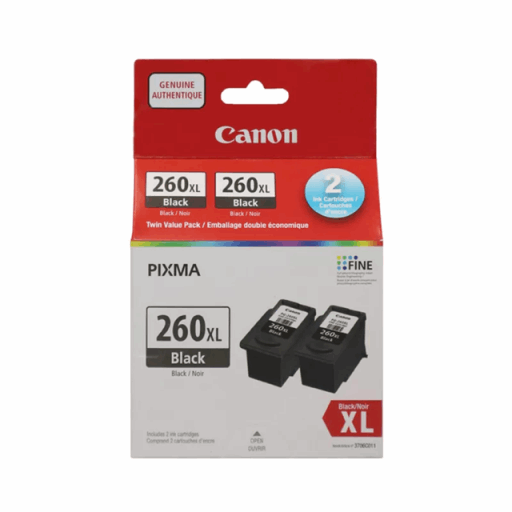 PG-260XL Twin Value Pack – – Inkjets – Canon