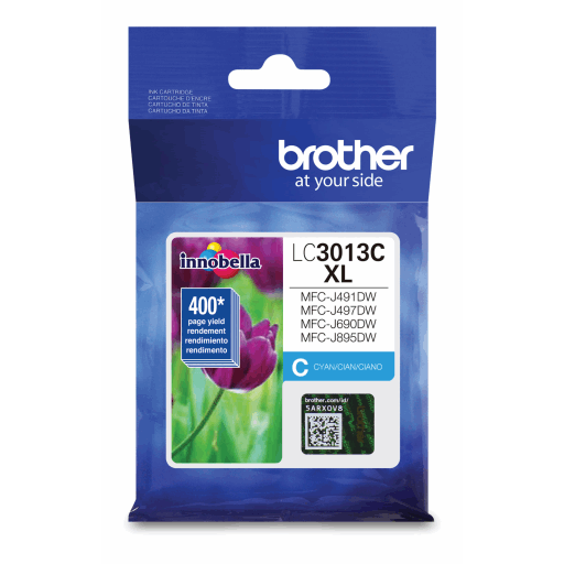 Brother LC3013CS Cyan Ink Cartridge, Super High Yield – – Inkjets – Brother