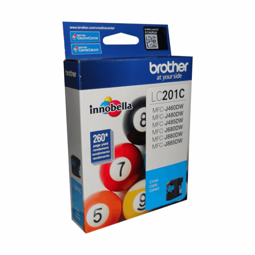 Brother LC201CS Innobella Cyan Ink Cartridge, Standard Yield – – Inkjets – Brother