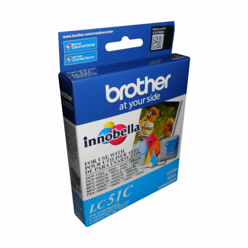 Brother LC51CS Innobella Cyan Ink Cartridge, Standard Yield – – Inkjets – Brother