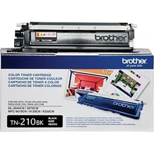 Brother TN210BK Black Toner Cartridge, Standard Yield – – Laser – Brother