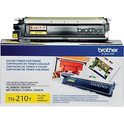 Brother TN210Y Yellow Toner Cartridge, Standard Yield – – Laser – Brother