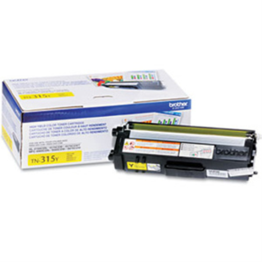 Brother TN315Y Yellow Toner Cartridge, High Yield – – Laser – Brother