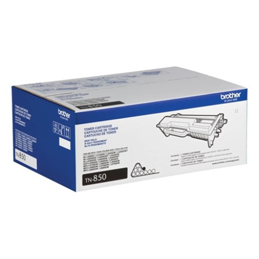 Brother TN850 Black Toner Cartridge, High Yield – – Laser – Brother