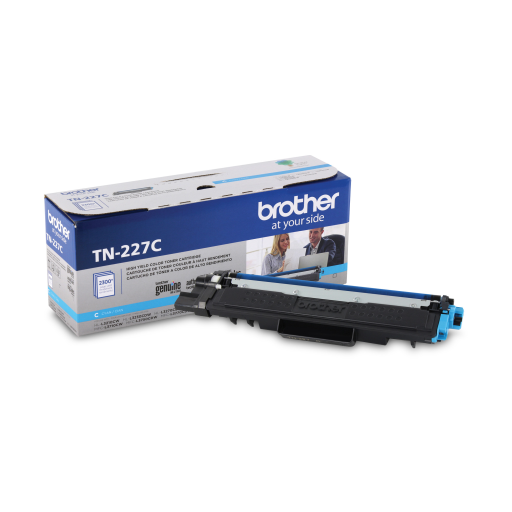 Brother Genuine TN-227C High Yield Cyan Toner Cartridge – – Laser – Brother