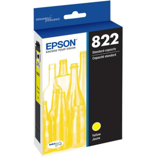 T822420-S Epson EPSON T822 Standard Capacity Yellow Ink Cart – – Inkjets – Epson