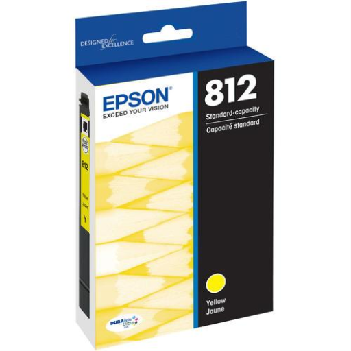 T812420-S Epson EPSON T812 Standard Capacity Yellow Ink Cart – – Inkjets – Epson
