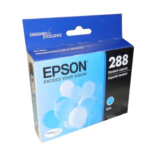 T288220S Epson 288 Cyan Original Ink Cartridge – – Inkjets – Epson