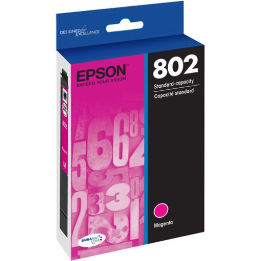 T802320S Epson 802 Magenta Original Ink Cartridge – – Inkjets – Epson