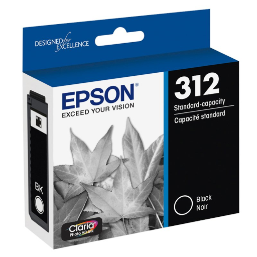 T312120S Epson 312 Black Original Ink Cartridge – – Inkjets – Epson