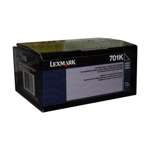 70C10K0 Lexmark CS/CX310,410,510 Black Return Program 1K Toner Cartridge – – Toners – Lexmark