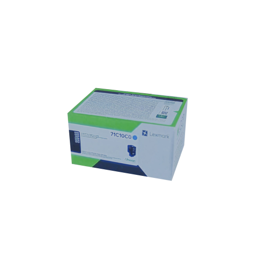 Lexmark 71C10C0 Toner Cartridge Cyan Standard Compatible With: Lexmark CS/CX730, 735 (Colour: Cyan) – – Toners – Lexmark