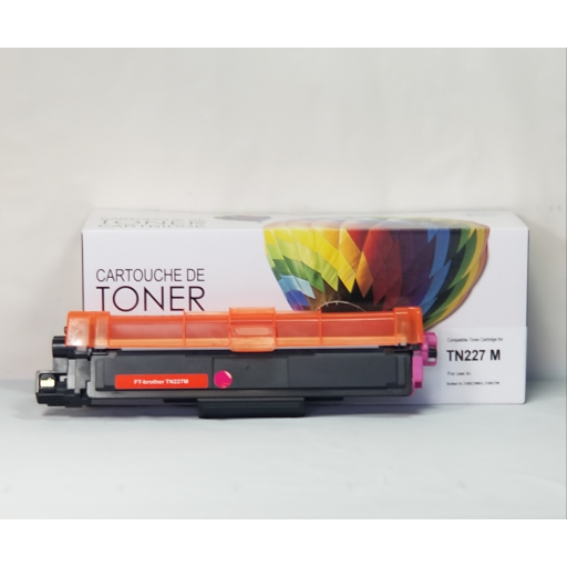 CTTN227M COMPATIBLE TN227M BROTHER MAGENTA TONER – – Toners – Balloon Brand