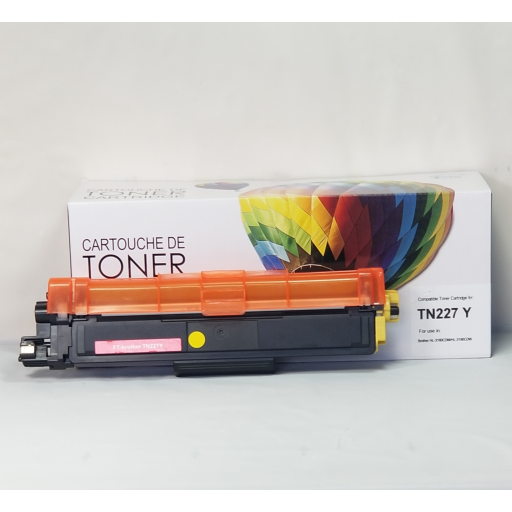 CTTN227Y COMPATIBLE TN227Y BROTHER YELLOW TONER – – Toners – Balloon Brand