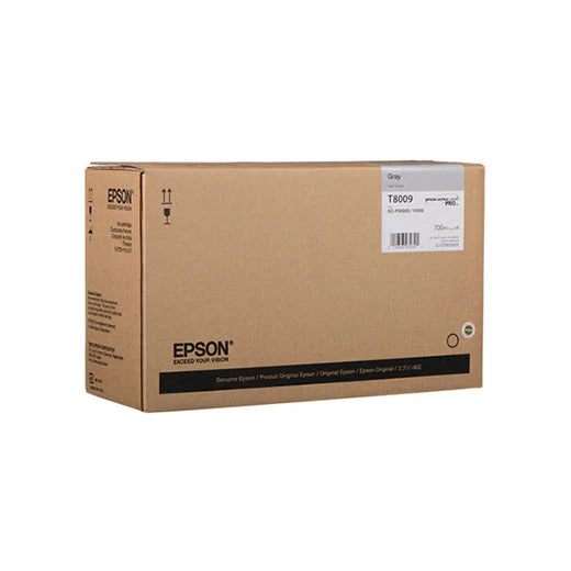 T80090v Epson UltraChrome Pro Gray Multi-Pack (4) Ink Cartridge 700 ML – – Inkjets – Epson