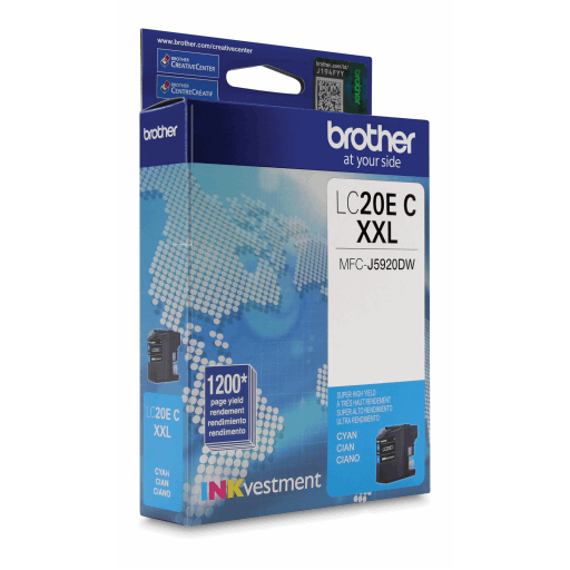InkMax XXL Cyan Cartridge - Brother LC20ECS – – Inkjets – Brother