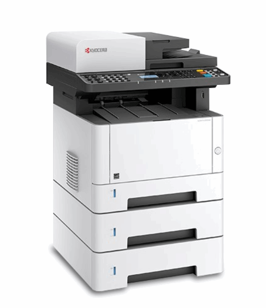 KYOCERA 37 PPM MONO LETTER/LEGAL MFP STD COPY, SCAN, PRINT, FAX WITH WERILESS - Vonex