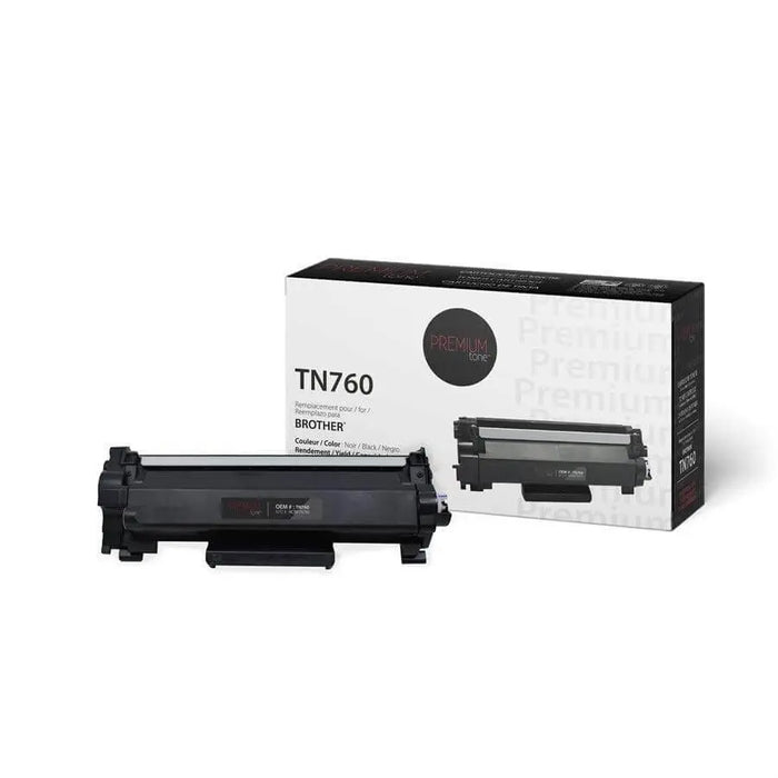 Light Gray Brother TN760 Toner Compatible Premium Tone 3K